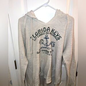Florida Keys Women's Cream Hoodie Sweater